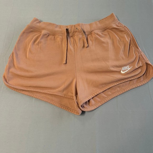 Nike Pants - Nike Sportswear Gym Vintage Shorts Womens Small Dusty Rose CJ1826-827 Retro Logo